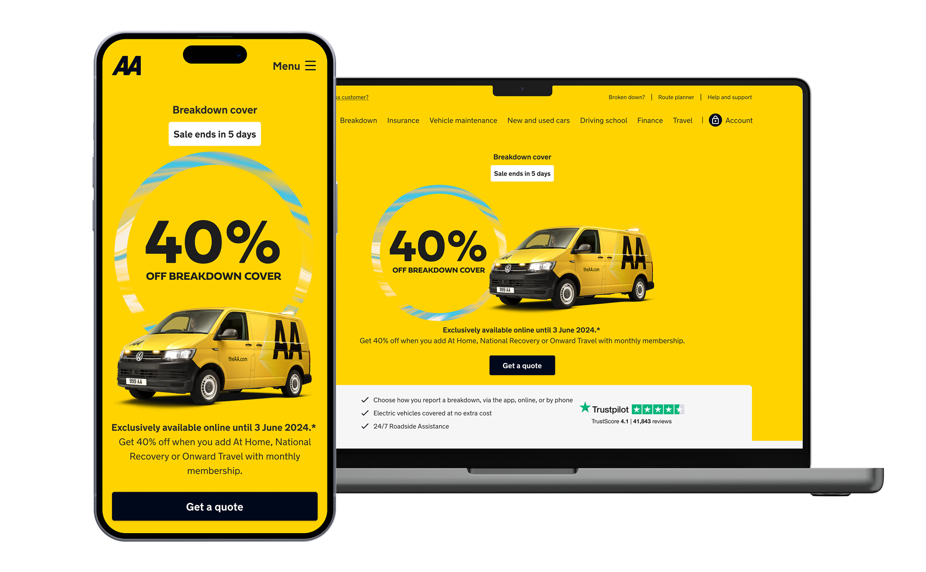 SEO & performance new redesign showing the new scores